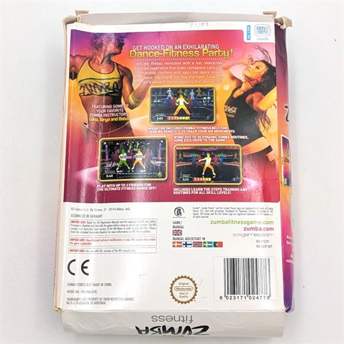 Zumba Fitness - Komplet I Æske - Wii (B Grade) (Genbrug)